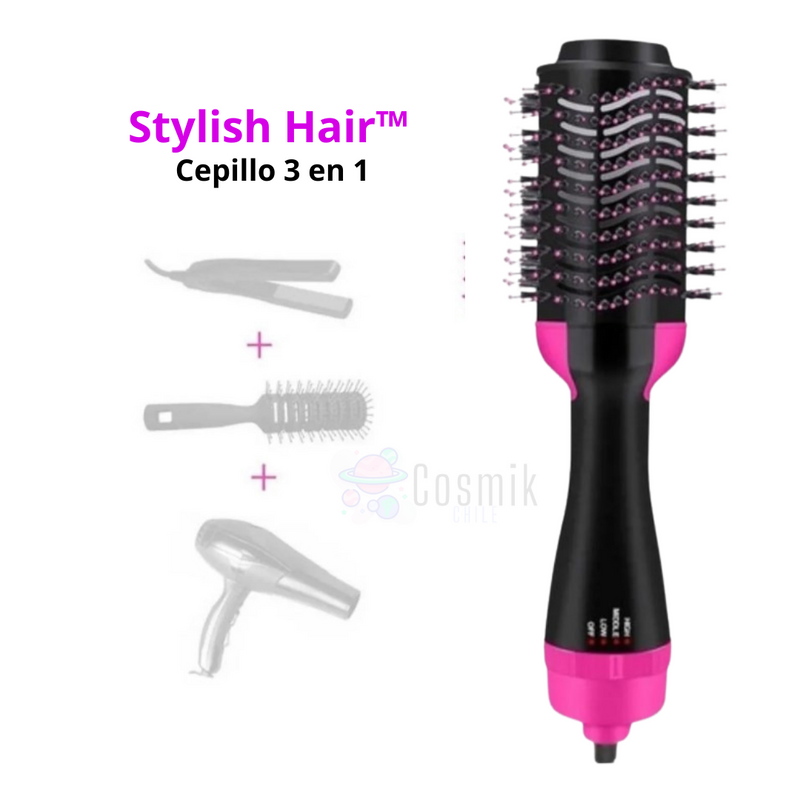 Stylish Hair™ Cepillo 3 en 1